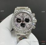 Noob V13 Super Clone Rolex Daytona Square Diamond 7750 Watch Meteorite Dial 904l Stainless Steel